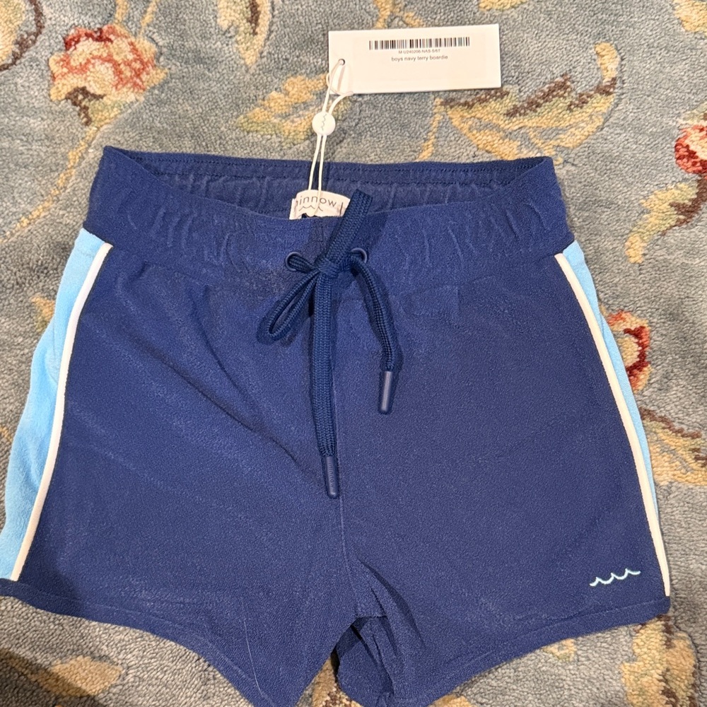 Minnow Kids Navy and Light Blue Shorts